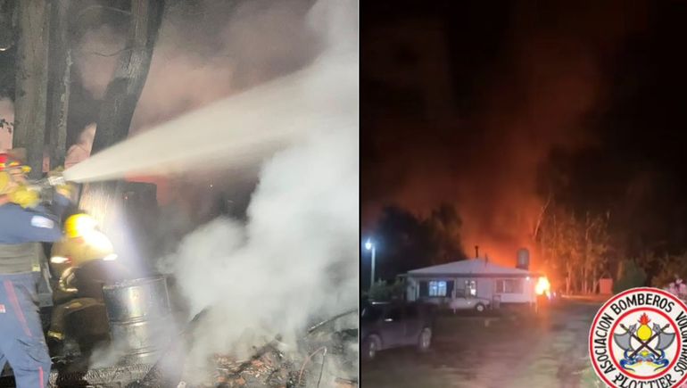 Dos incendios en las últimas horas en Plottier.