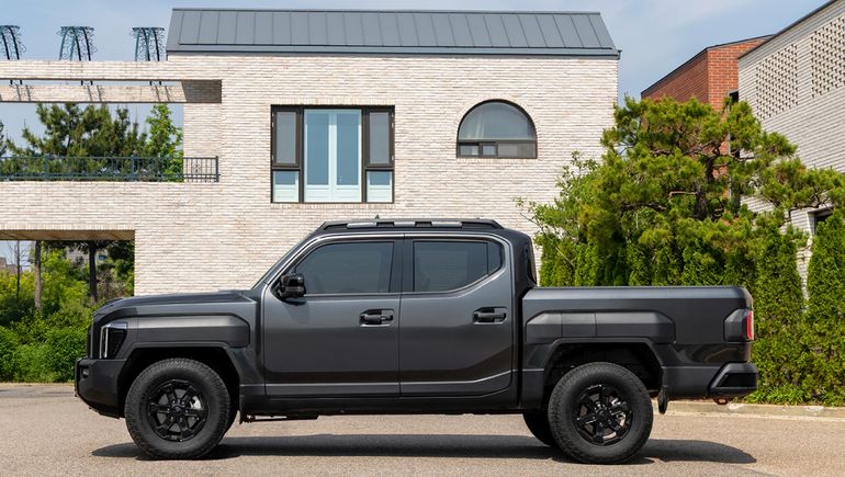 La pickup Kia Tasman. Foto: Kia. La pickup Kia Tasman. Foto: Kia.