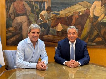 Rolando Figueroa y Luis Caputo.