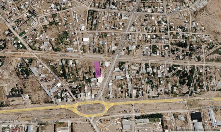 La zona del barrio Ruca Antú en la meseeta neuquina. La zona del barrio Ruca Antú en la meseeta neuquina.
