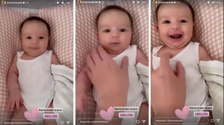 La cocinera Jimena Monteverde compartió imágenes de su nieta en su cuenta de Instagram. La cocinera Jimena Monteverde compartió imágenes de su nieta en su cuenta de Instagram.