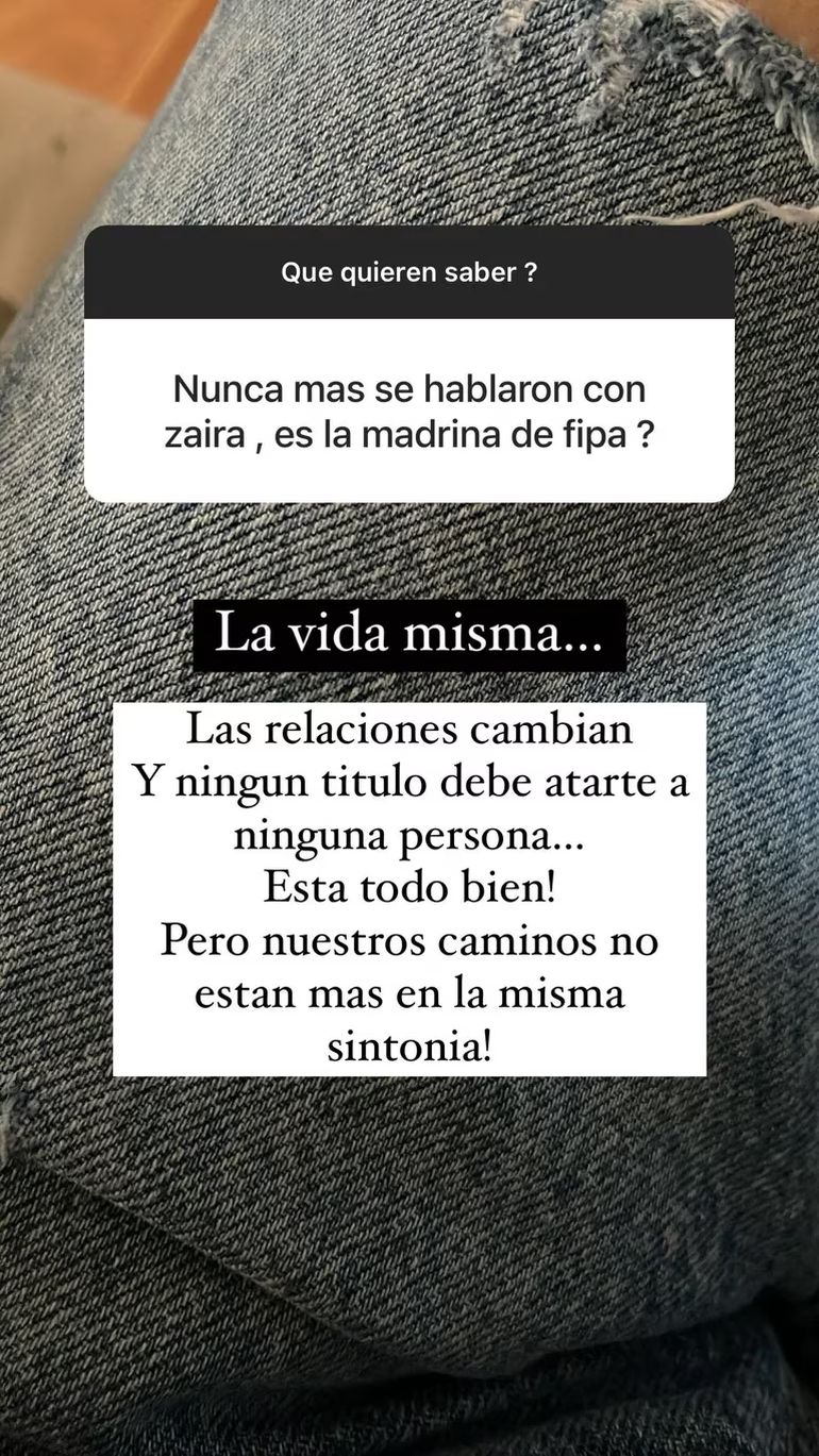 Paula Chaves habló de su relación con Zaira Nara Paula Chaves habló de su relación con Zaira Nara