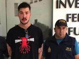 Daniel Dueñas Masciarelli fue detenido por la Policía Federal en el barrio porteño de Palermo. Tenía pedido de captura internacional por el presunto abuso sexual de sus sobrinas. Foto: Télam.