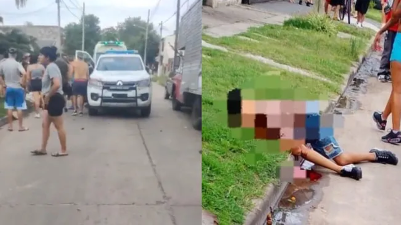 La víctima fatal estuvo tendido sobre la calle durante varias horas. | LM Neuquen La víctima fatal estuvo tendido sobre la calle durante varias horas.