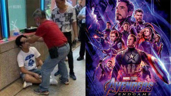 Contó el final de Vengadores en el cine y lo golpearon