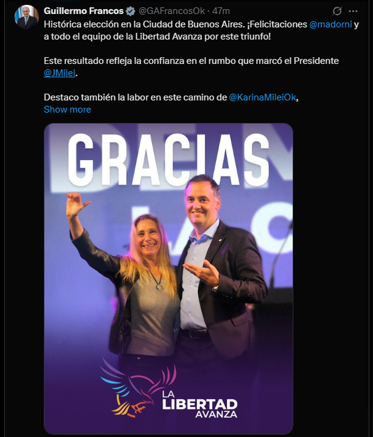 Posteriormente utilizó sus redes sociales. Posteriormente utilizó sus redes sociales.