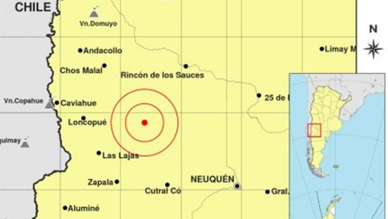 Se registró un nuevo sismo en el centro de la provincia