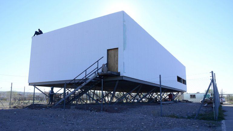 La inauguración del edificio es cuestión de días.