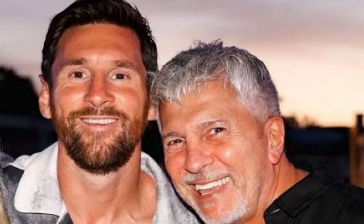 Jorge y Lionel Messi.