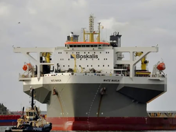 Navega hacia Bahía Blanca la flota que instalará la terminal offshore de Punta Colorada.