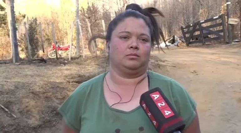 Rocío Brizuela, dueña de la casa que fue allanada en medio de la investigación. Rocío Brizuela, dueña de la casa que fue allanada en medio de la investigación.