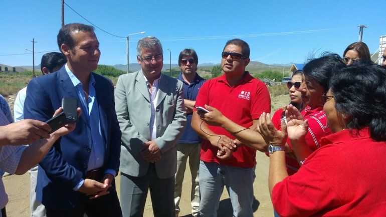 Gutiérrez supervisa el avance de obras en Junín de los Andes