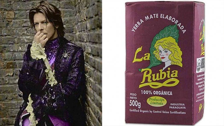 Desopilante y genial: un fan de David Bowie comparó sus looks con distintos paquetes de yerba mate