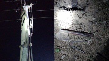 fue a robar cables con un hacha y se electrocuto fue a robar cables con un hacha y se electrocuto