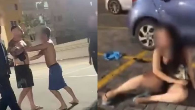 Así fue la violenta agresión de un soldado a su esposa y a policías antes de ser arrestado