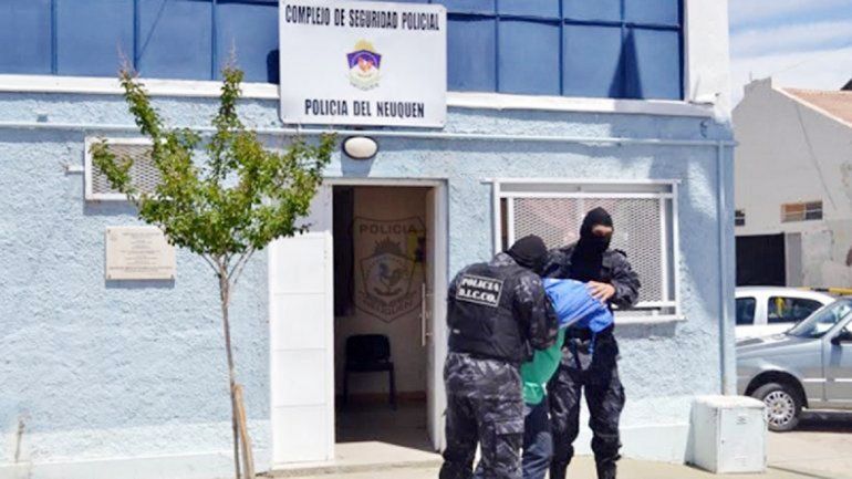 El Varón cuando fue capturado después de estar prófugo varios meses.