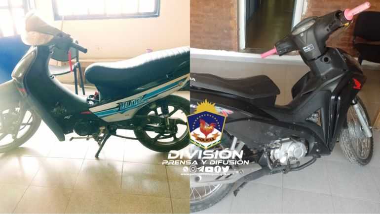 Quiso evitar un control y se cayó con la moto: terminó en el calabozo