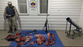 Detienen a cazadores furtivos con 45 kilos de carne de ciervo