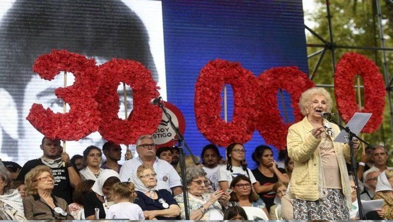 Estela de Carlotto: El gobierno de Macri propuso olvidar