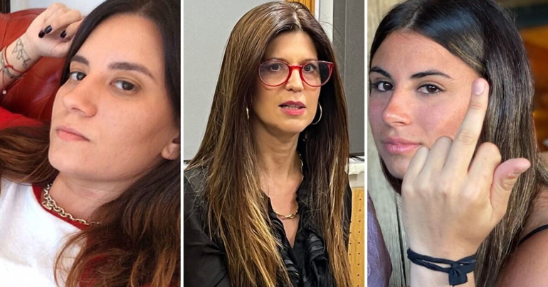 Bárbara Lanata, Elba Marcovecchio y Lola Lanata Bárbara Lanata, Elba Marcovecchio y Lola Lanata