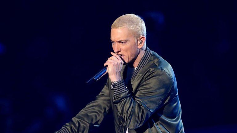 Eminem fue la gran atracción del festival de este año.