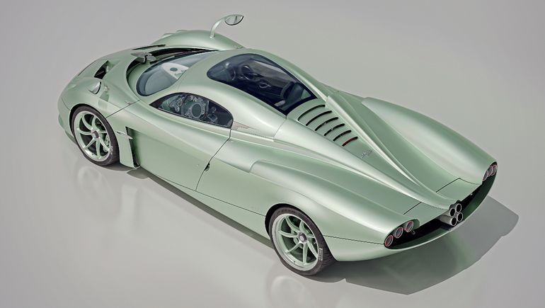 La imagen de la perfección firmada por Horacio Pagani: el Huayra Codalunga Speedster. Foto: Pagani Automobili.