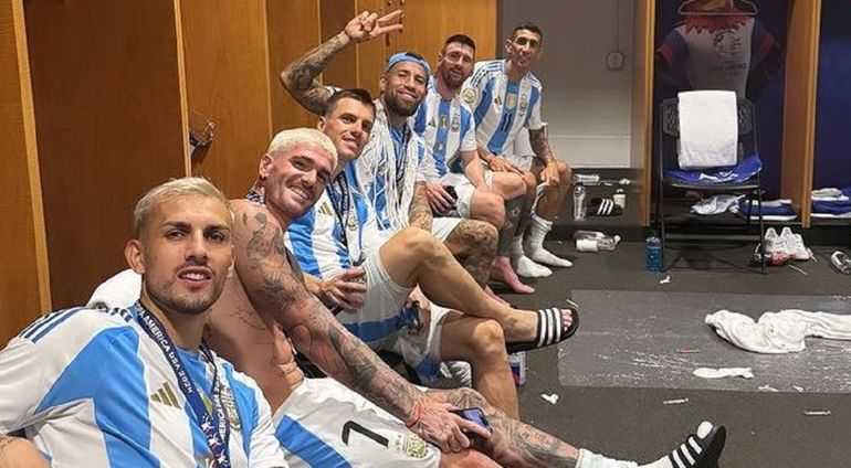 Amigos y campeones: el mensaje de Rodrigo De Paul a Lo Celso por su asistencia