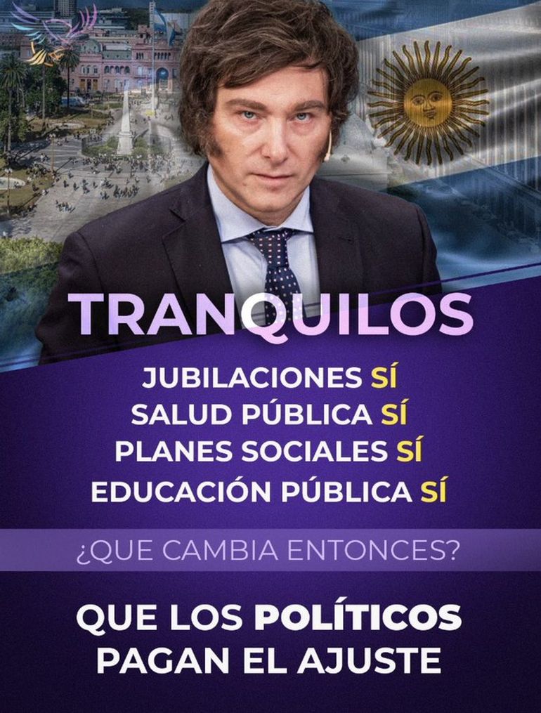 Los memes de los seguidores de Javier Milei... bastante alejados de su postura inicial.