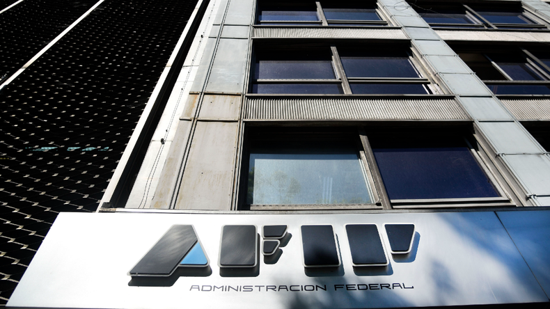 Sede de la Administración Federal de Ingresos Públicos, en Buenos Aires.
