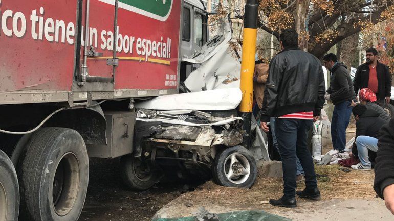 Nada impide el tránsito de camiones en el centro