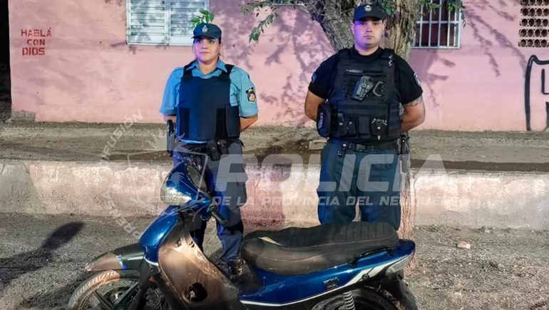 Un hombre fue demorado por circular en una moto con pedido de secuestro