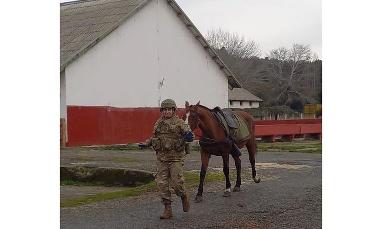 Brian Cariman, uno de los soldados que se encuentran internados tras el accidente. Brian Cariman, uno de los soldados que se encuentran internados tras el accidente.