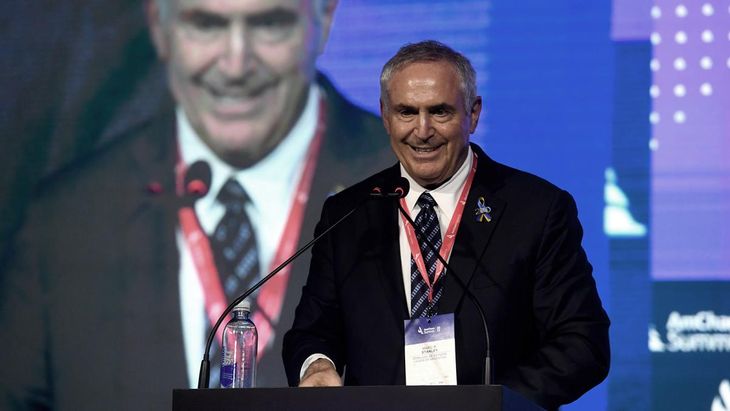 El embajador de Estados Unidos en la Argentina, Marc Stanley, abrió el foro de Amcham. El embajador de Estados Unidos en la Argentina, Marc Stanley, abrió el foro de Amcham.