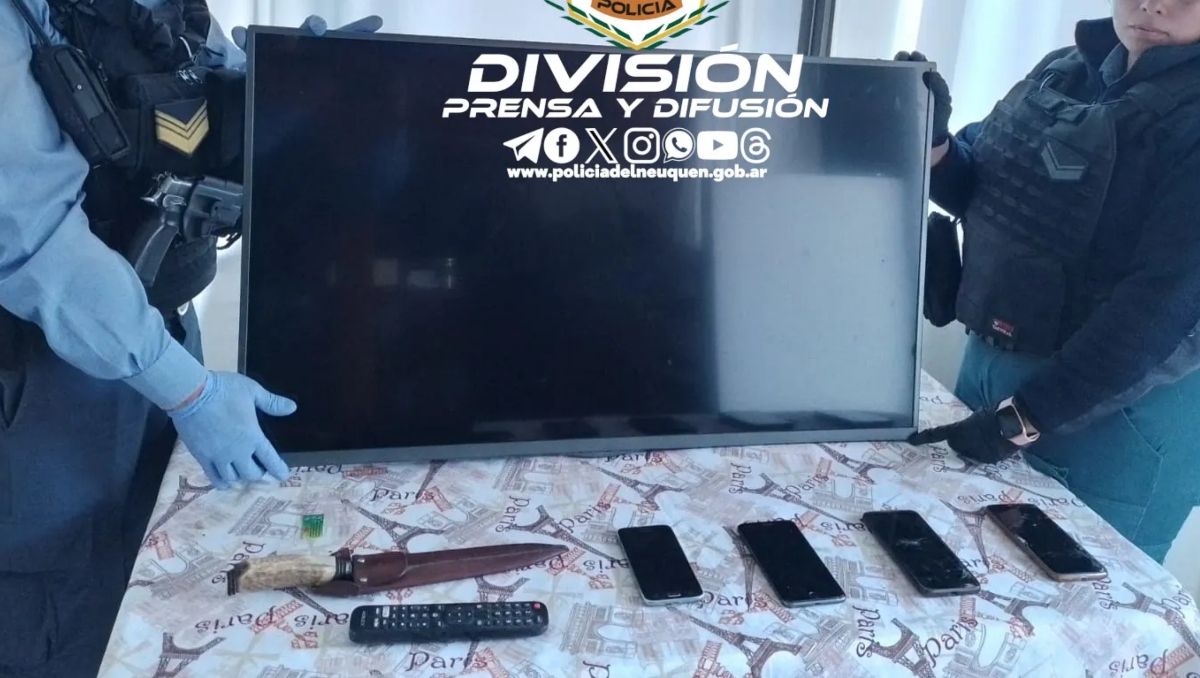 Recuperaron tecnología y un auto de escape en allanamientos por robo