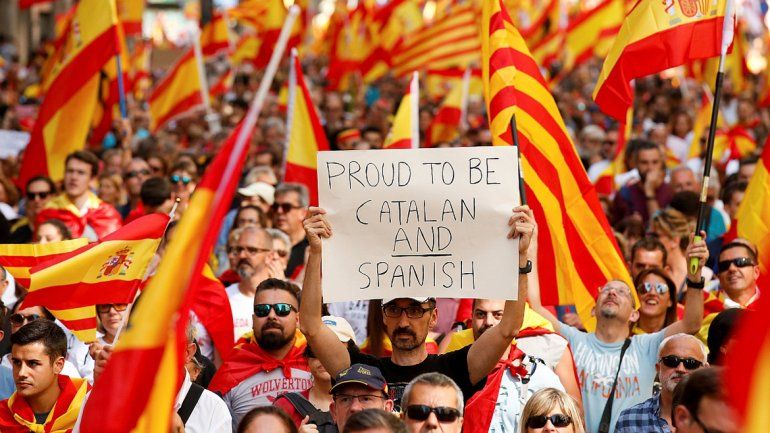 La movilización fue pacífica y hubo mensajes de convivencia y sensatez.