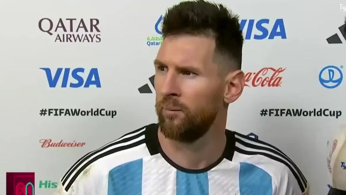 Se Filtr Un Video In Dito De La Hist Rica Frase De Lionel Messi Qu Mir S Bobo