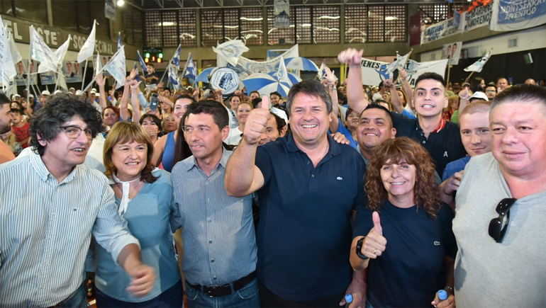 Koopmann y Gaido encabezaron un masivo acto en Gigante del Este