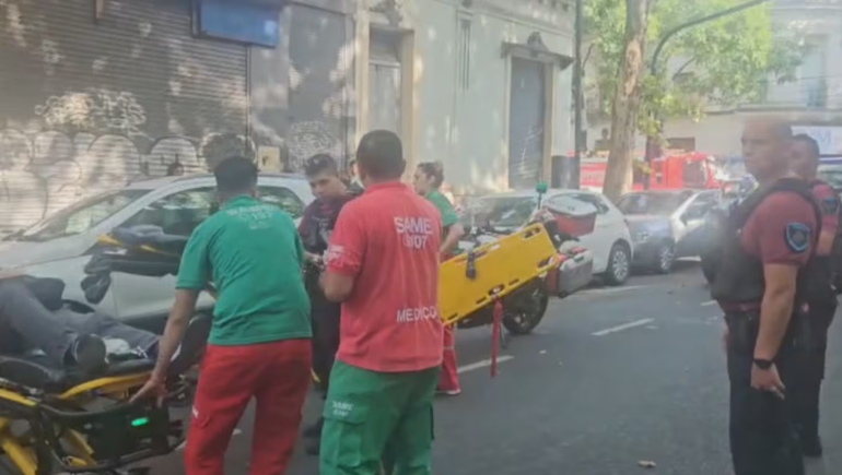 Derrumbe en la sala de espera de un centro médico: hay más de 10 heridos