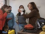 La directora ejecutiva de Fundación YPF Ofelia Cédola visitó Rincón de los Sauces.