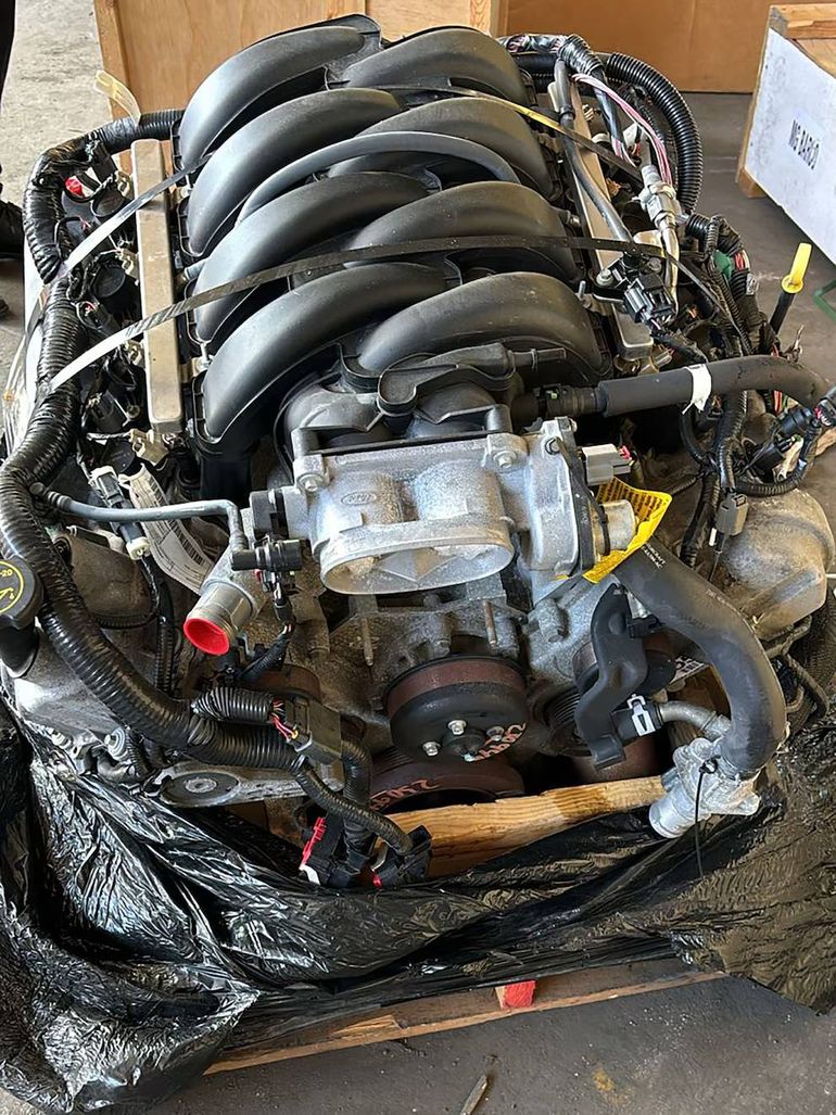 Uno de los motores incautados por ARCA. Uno de los motores incautados por ARCA.