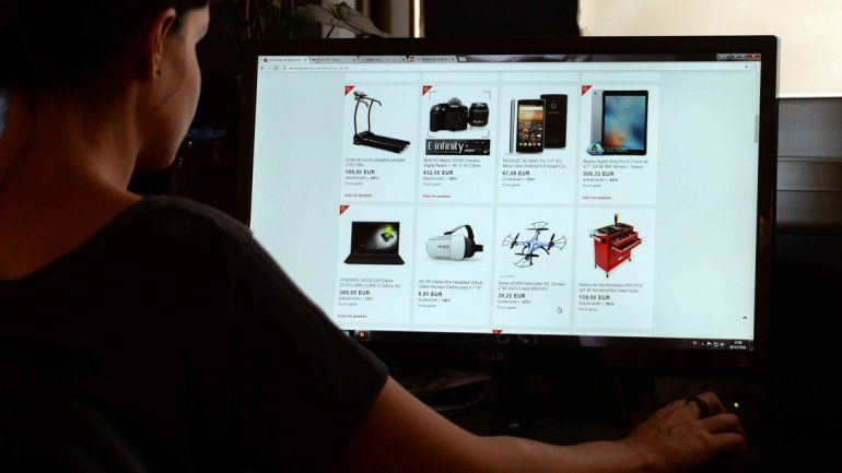 Las compras por internet demoran sólo un clic