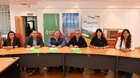 CALF y CTC firmaron un convenio. | LM Neuquen CALF y CTC firmaron un convenio.