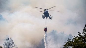 El trabajo es intenso en toda la cordillera por los incendios