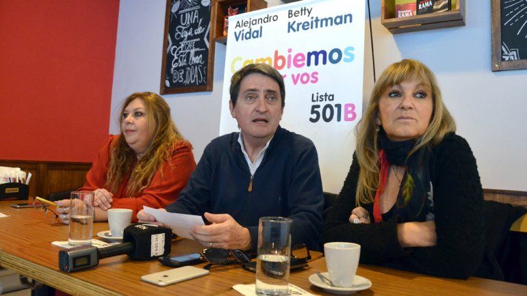 Alejandro Vidal presentó su lista para las PASO