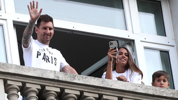 Messi y Antonela