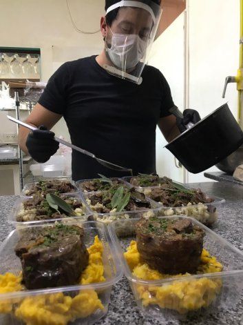 Casa Tinta, en acción.