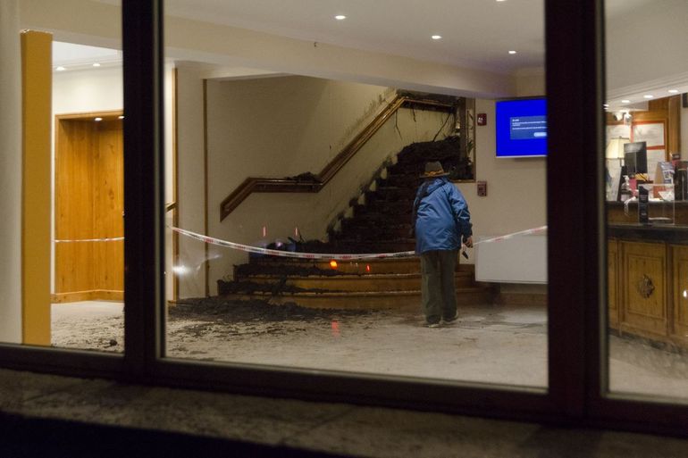 El alud no dio tiempo a ningún tipo de reacción