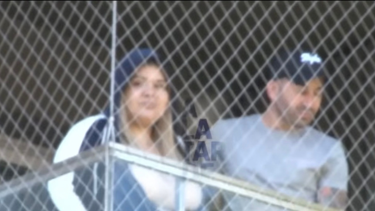 Morena Rial desde el balcón&nbsp;