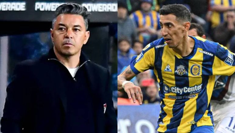 ⁠No se calló nada: Ángel Di María cruzó a Marcelo Gallardo con una frase picante