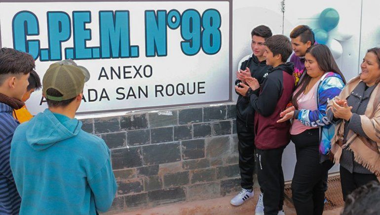 Empezó a funcionar un anexo del CPEM 98 de Aguada San Roque